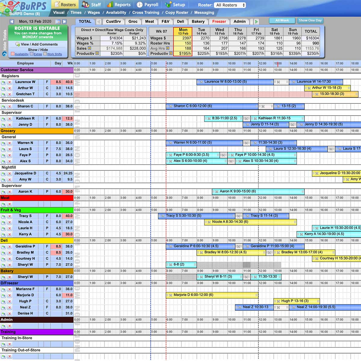 Employee Rostering Rostering Made Easy BuRPS